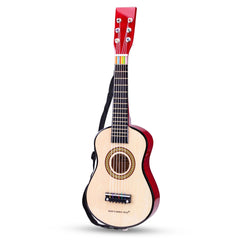 Neue klassische Spielzeuge - Spielgitarre - Braun - Musikinstrumente
