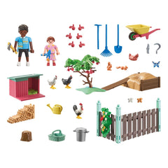 Playmobil Mein Leben Kleine Hühnerfarm Im Garten Des Kleinen Hauses - 71510