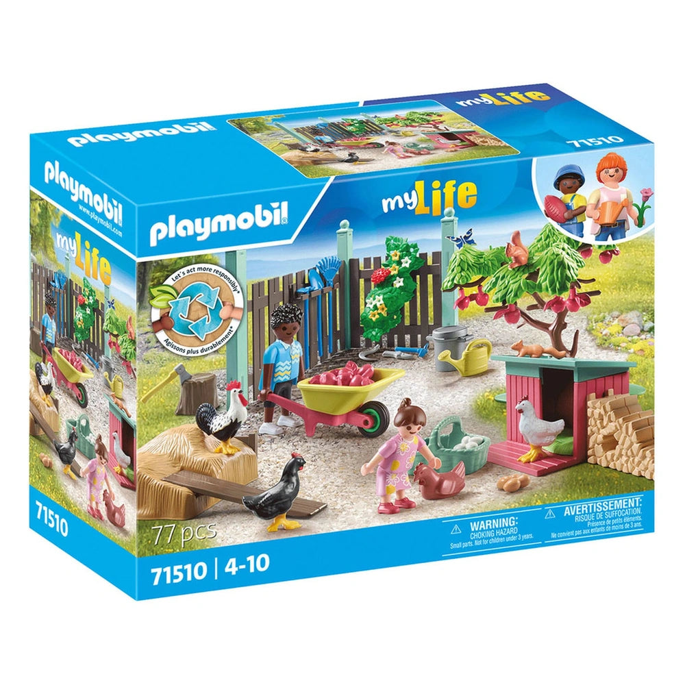 Playmobil Mein Leben Kleine Hühnerfarm Im Garten Des Kleinen Hauses - 71510