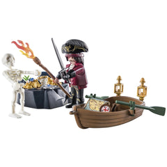 Playmobil Starter Pack Pirate With Rowing Boat - 71254