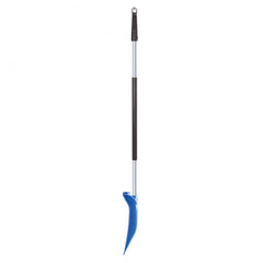 PROSPERPLAST Alpin 2 Alutube shovel with a shiny silver blade and dark rubberized handle, designed for outdoor play equipment
