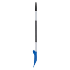 PROSPERPLAST Alpinus Alutube shovel features a blue umbrella, black and silver handle, and a silver pole, showcased front vie