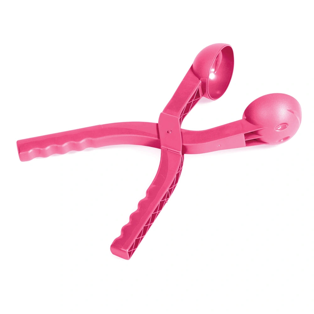 Pink PROSPERPLAST Snowballee 1 snowball maker positioned centrally, designed for outdoor play without visible components or t