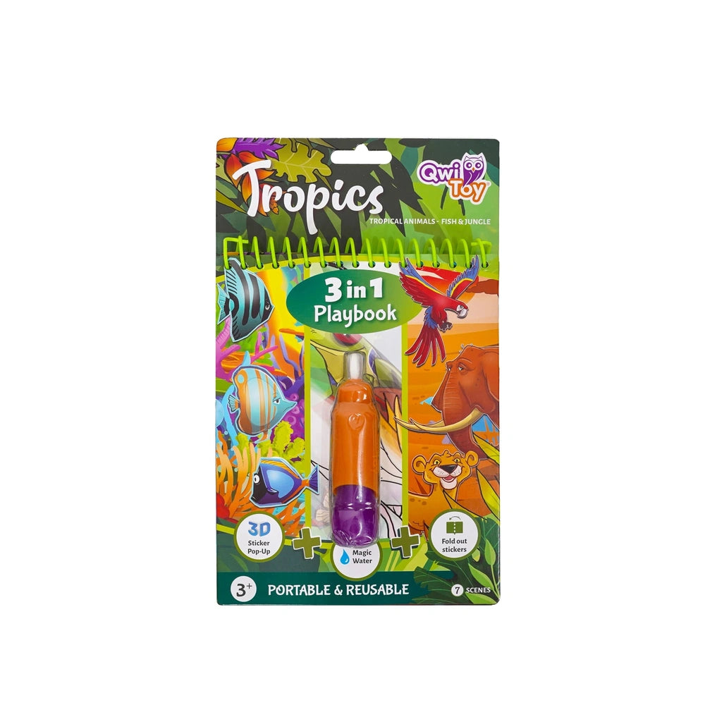 QwiToy - 3 in 1 Tropics Playbook - Books