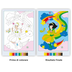 Ravensburger - CreArt-Kreativ-Malbuch-Magisches-Regenbogenland-Kunst-und-Handwerk