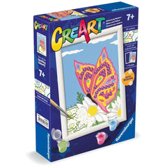 Ravensburger - Creart Funkelnde Schmetterlinge - Malen nach Zahlen - Basteln