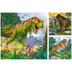 Ravensburger - Dinosaurs - Ruler Of Prehistoric Times - 3x49 Pieces - Puzzles