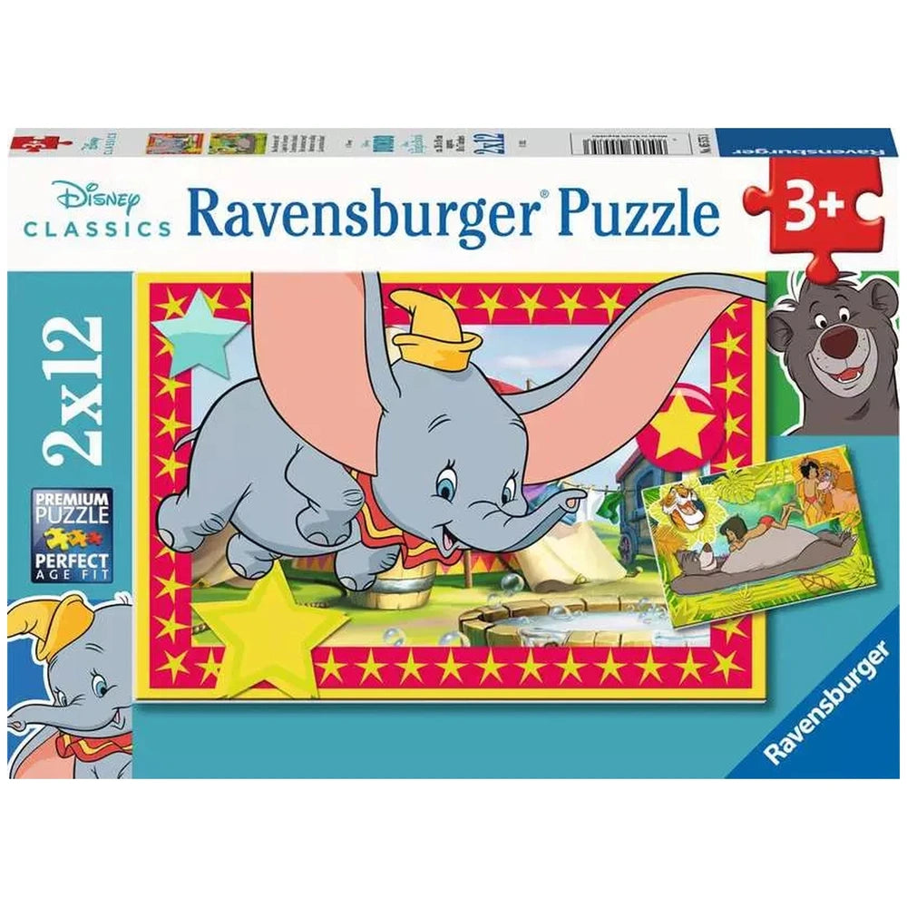 Ravensburger - Disney Classic - Adventure Is Calling - 2x12 Pieces - Puzzles