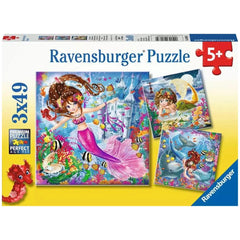 Ravensburger - Enchanting Mermaids - 3x49 Pieces - Puzzles
