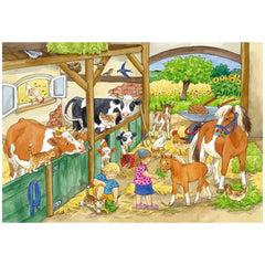 Ravensburger - Glückliches Landleben - 2x24 Teile - Puzzles