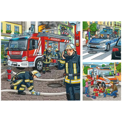 Ravensburger - Helfer in Not - 3x49 Teile - Puzzles