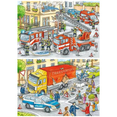 Ravensburger - Heroes In Action - 2x24 Pieces - Puzzles
