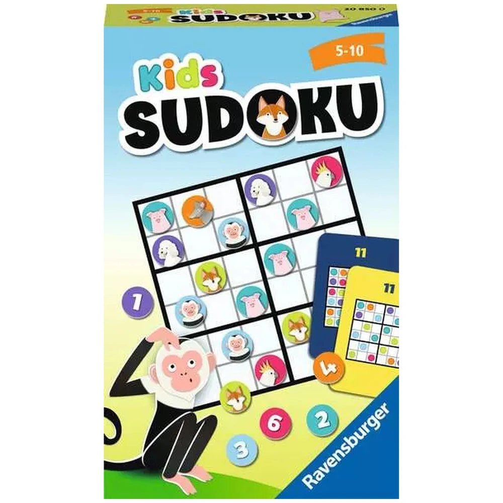 Ravensburger - Kinder Sudoku - Brettspiel - Mehrsprachige Anleitung
