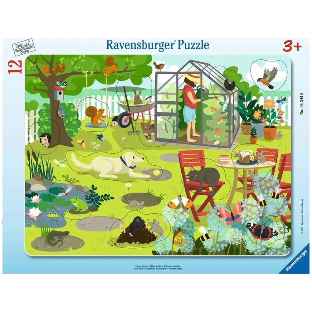 Ravensburger - Unser Garten - 12 Teile - Lernpuzzles