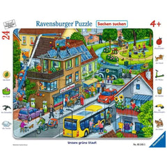 Ravensburger - Unsere grüne Stadt - 24 Teile - Lernpuzzles