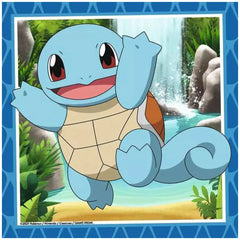 Ravensburger - Pokemon - Charmander, Bisasam und Schiggy - 3x49 Teile - Puzzles