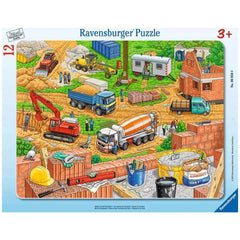 Ravensburger - Arbeiten auf der Baustelle - 12 Teile - Puzzles