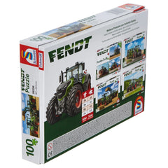 Schmidt Spiele - Fendt 724 Vario, Fendt 716 Vario with front loader Cargo 4x85 100 Pcs - Puzzles