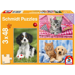 SCHMIDT SPIELE - Meine süßesten Babytiere 48 Teile Kinderpuzzles - Puzzles