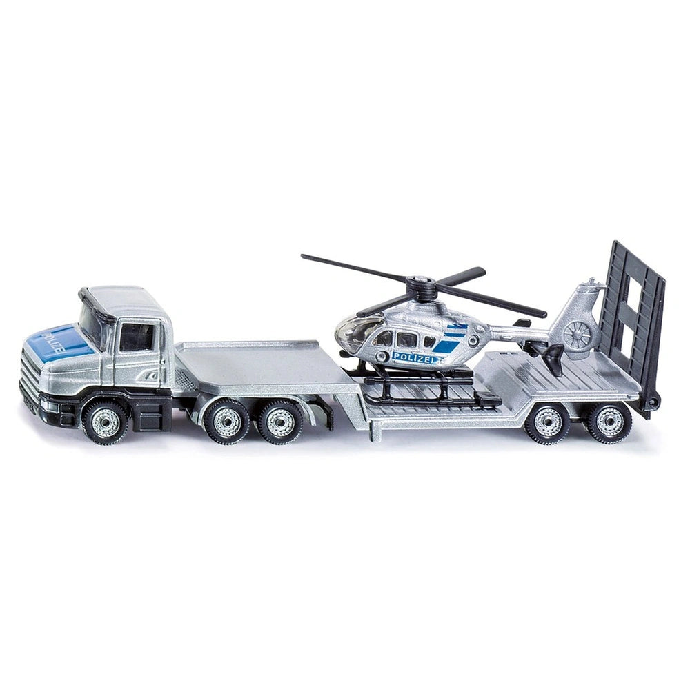 Siku - Low loader with helicopter - Play Vehicles