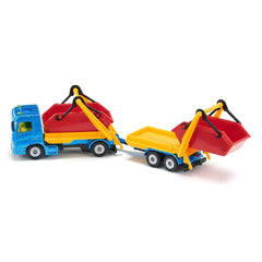 Siku - Truck with skip and trailer - Play Vehicles