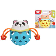 Simba - ABC RassSimba Evi LOVE Ball toy featuring a panda design with orange limbs and an interactive blue ball.