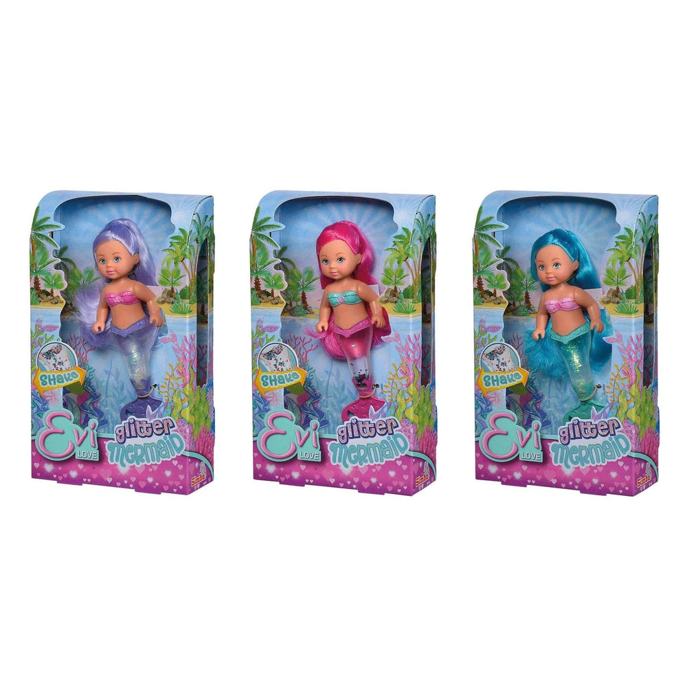 Simba - Evi LOVE Glitter Mermaid - Dolls, Playsets & Toy Figures