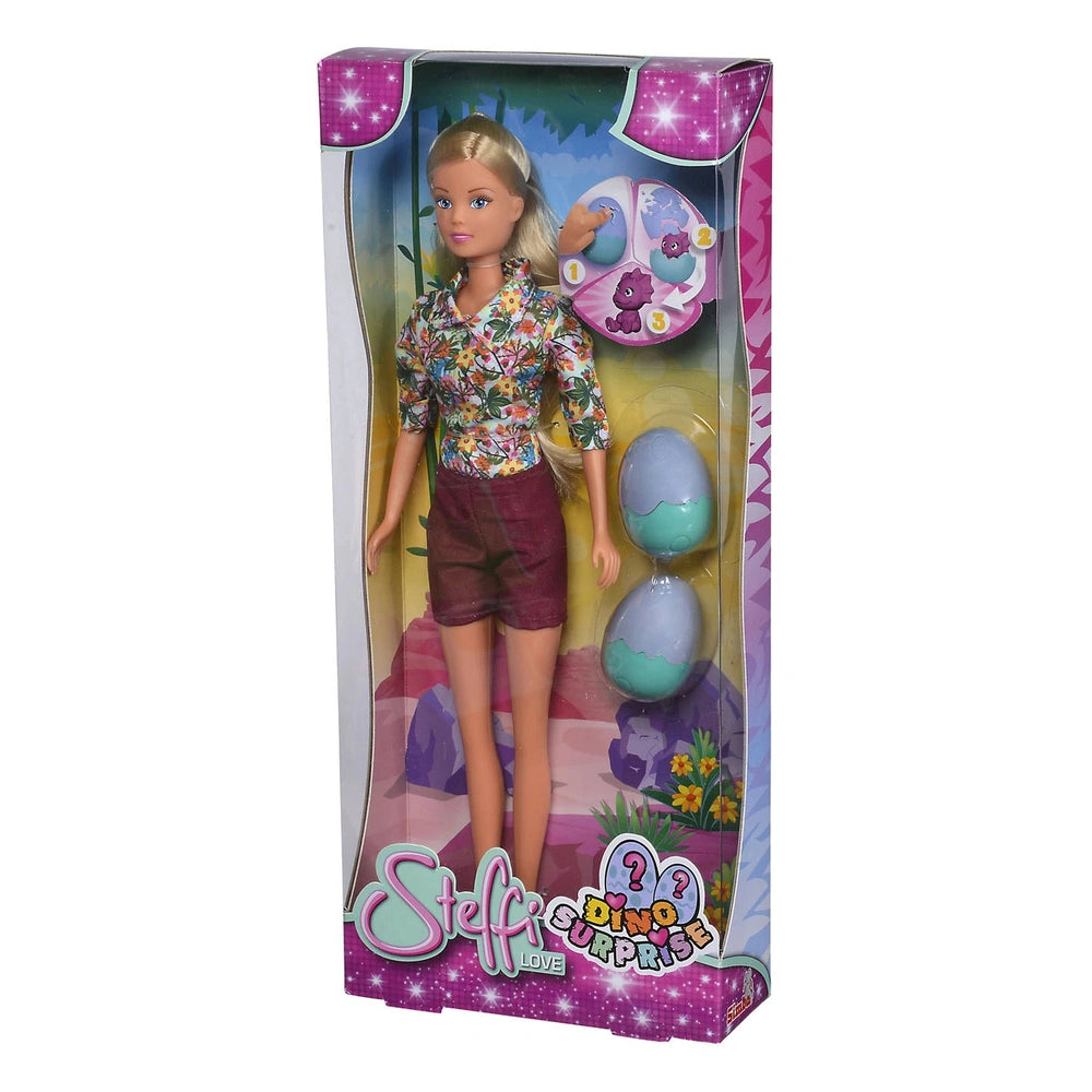 Simba - Steffi LOVE Dino Surprise Pop - Dolls, Playsets & Toy Figures