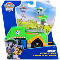 Spin Master - Paw Patrol - Rocky Recycling Lorry with action figure and play vehicle