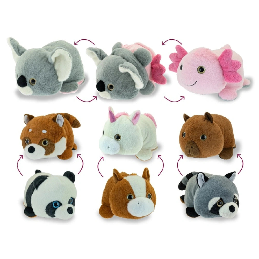 Teorema - Reversible Exotic Animal Flip Plush Assortment - Stuffed Animals