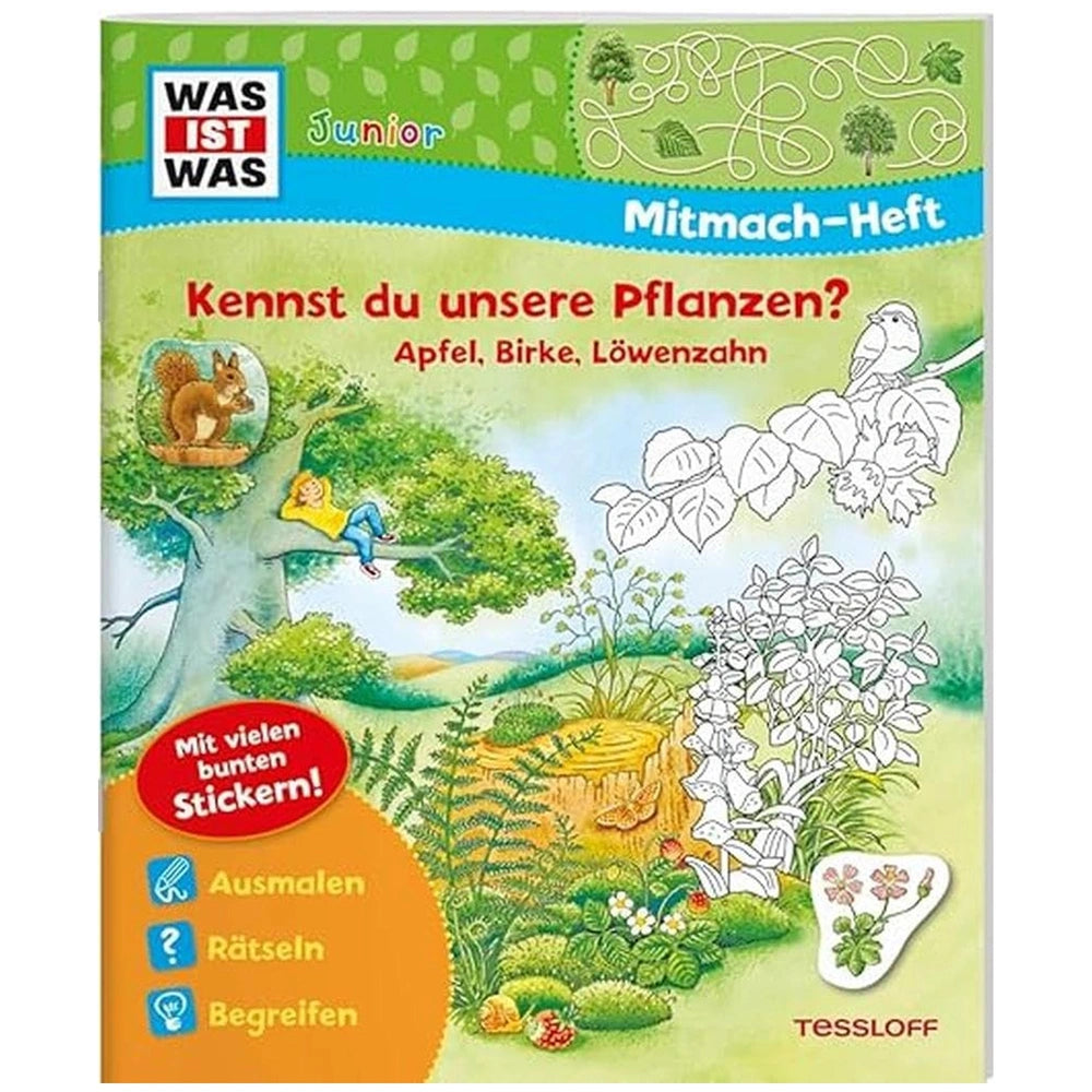 TESSLOFF - WAS IST WAS Junior Activity Book - Educational - German Edition