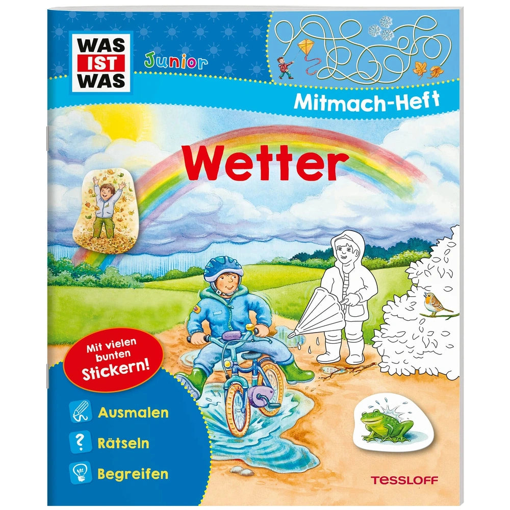 TESSLOFF - WAS IST WAS Junior Weather Activity Book - Educational - German Edition