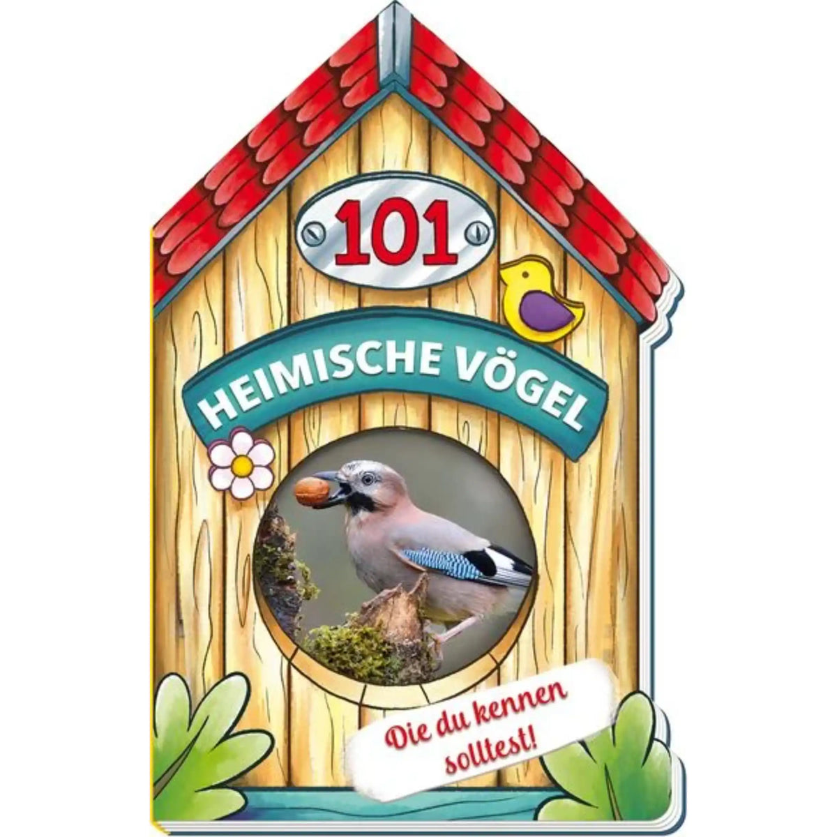 TROTSCH Knowledge Book features a vibrant illustration of a birdhouse with a colorful bird perched on a branch.