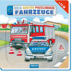 Trötsch Verlag - Puzzles - Mein Erstes Puzzlebuch Fahrzeuge - Interaktiv - 1–4 Jahre