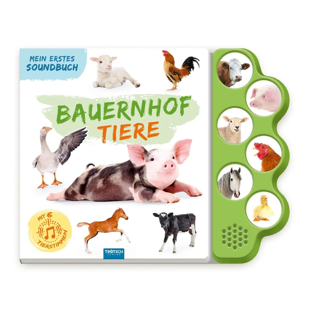TRÖTSCH - Klangbuch Mein erstes Klangbuch Bauernhoftiere - Lernspielzeug