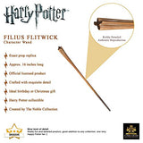 The Noble Collection - Professor Filius Flitwick Character Wand - 16in (40cm) Wizarding World Wand With Name Tag - Harry Potter Film Set Movie Props Wands