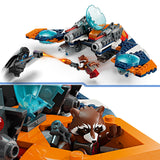 LEGO Marvel Rocket’s Warbird vs. Ronan, Buildable Super Hero Spaceship Toy for Kids with Rocket Raccoon minifigure, Guardians of the Galaxy Gift for Boys and Girls Aged 8 and Over 76278