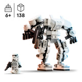LEGO 75370 Star Wars Stormtrooper Mech Set, Buildable Action Figure Model with Jointed Parts, Minifigure Cockpit and Large Stud-Shooter, Collectible Toy for Kids Aged 6 and Up